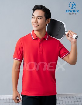 Áo thể thao nam MC-9152 đỏ phối trắng